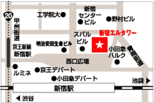 新宿エルタワー30F地図