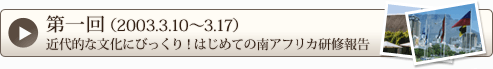 第一回（2003.3.10～3.17）近代的な文化にびっくり！はじめての南アフリカ研修報告